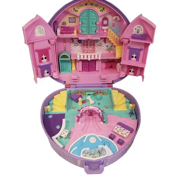 Vintage Polly Pocket Hospital Polly Pocket Wonderful Wedding Pull Out Playhouse - Picture 2 of 16